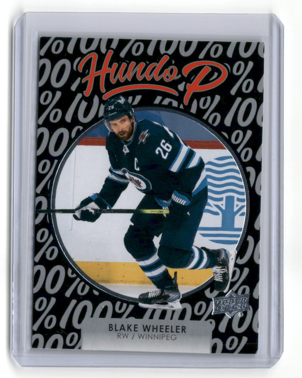 Blake Wheeler 2021-22 Upper Deck Hundo P #HP-12