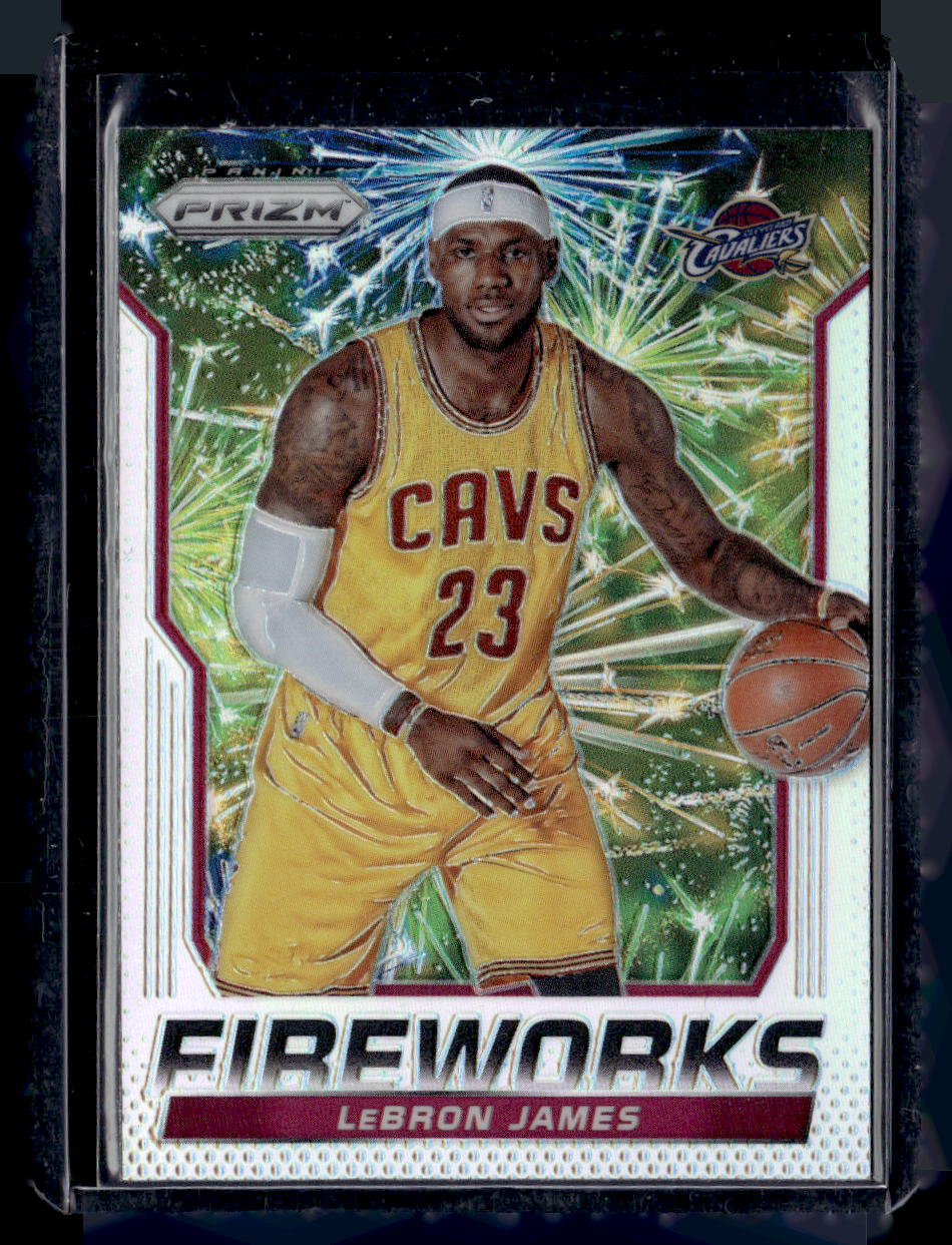 LeBron James 2014 Panini Prizm Silver Fireworks #4 10000015