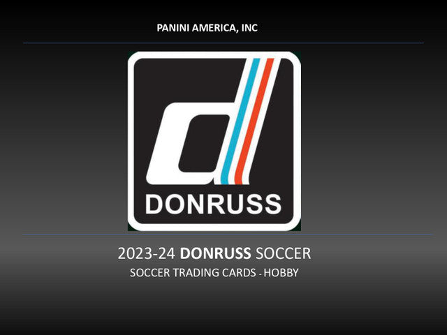 2023-24 Panini Donruss Soccer Hobby Box- Pre-Order