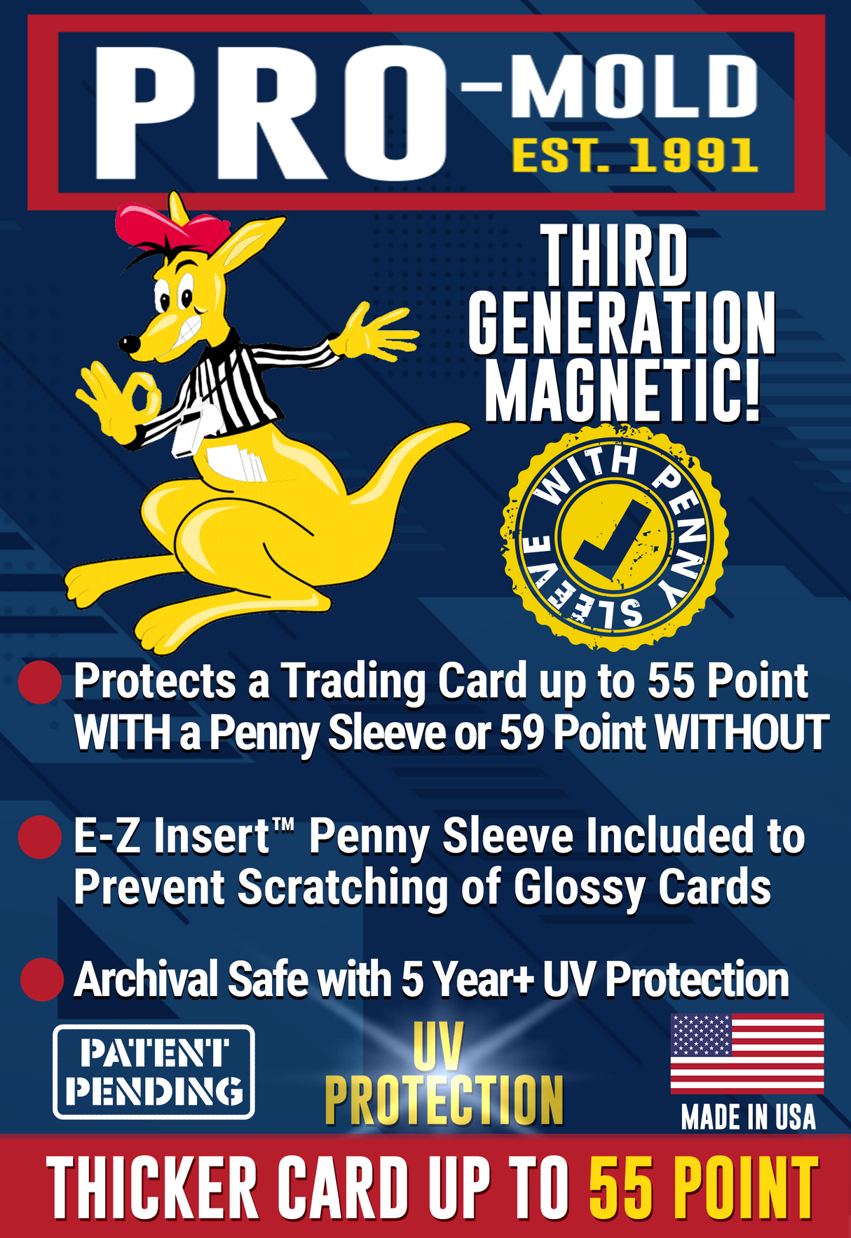 Pro-Mold 55 Point Magnetic with Penny Sleeve 3rd Gen