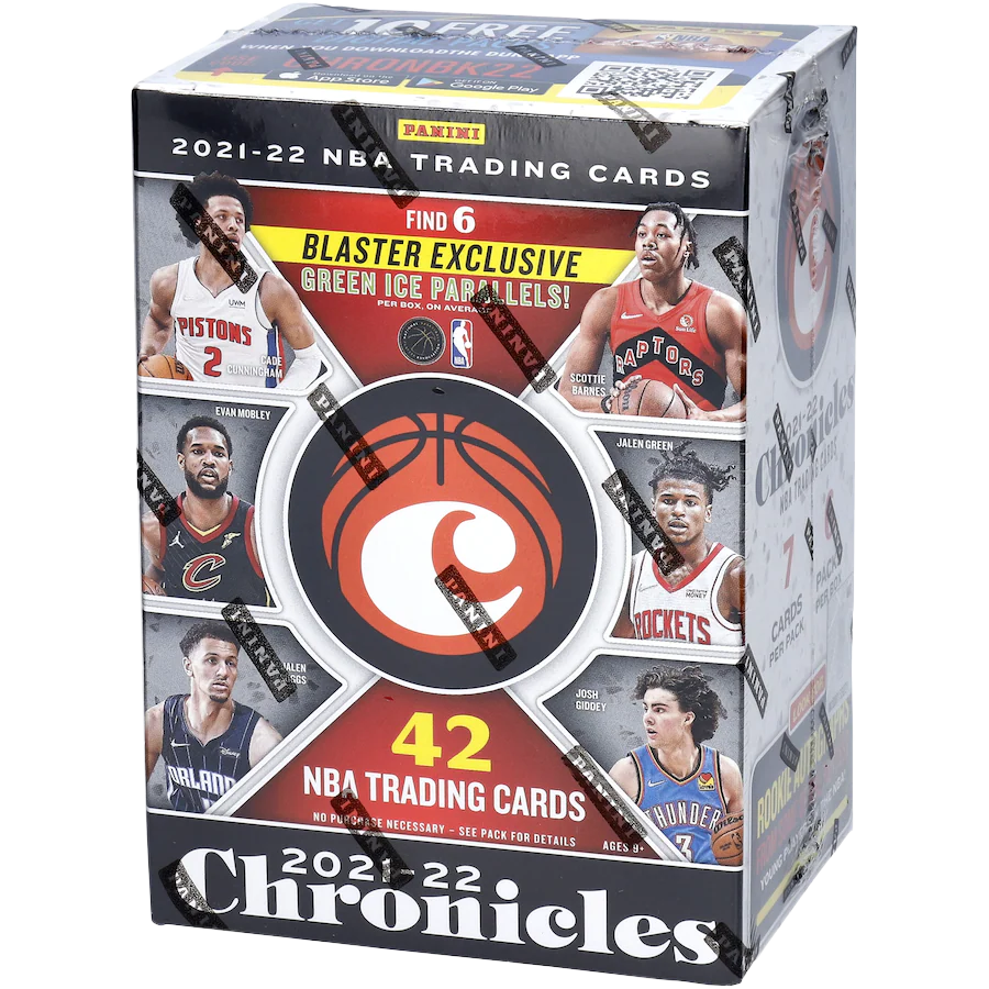 2021-22 Panini Chronicles Basketball Hobby Blaster Box (Green Ice Parallels!)