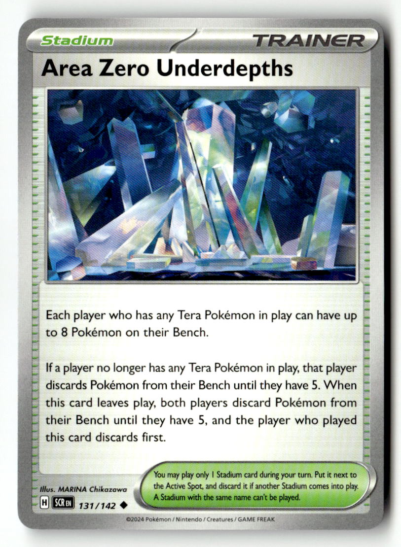 Area Zero Underdepths - 131/142