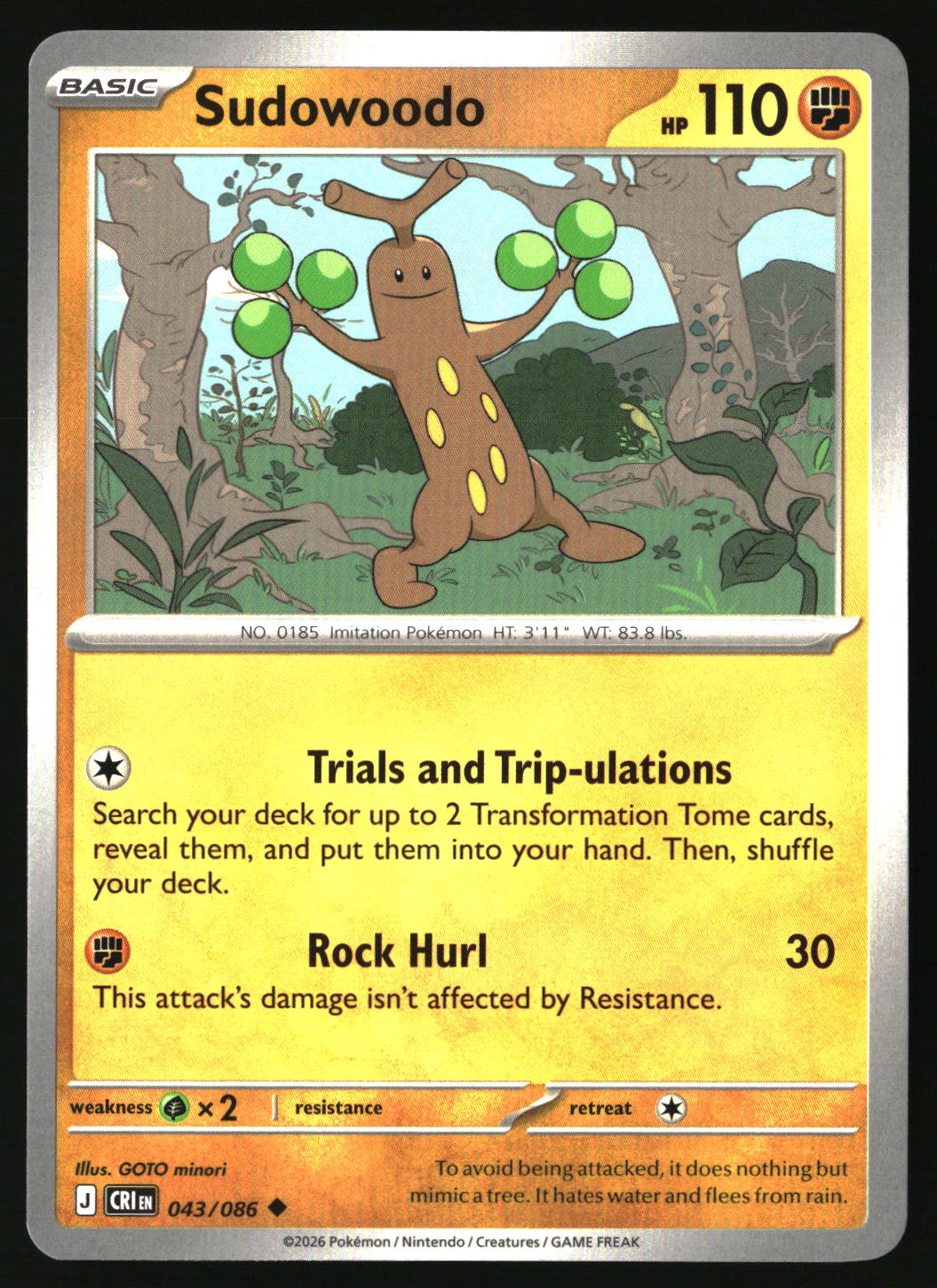 Sudowoodo