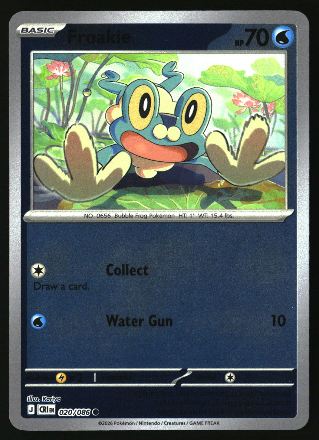 Froakie - 020/086