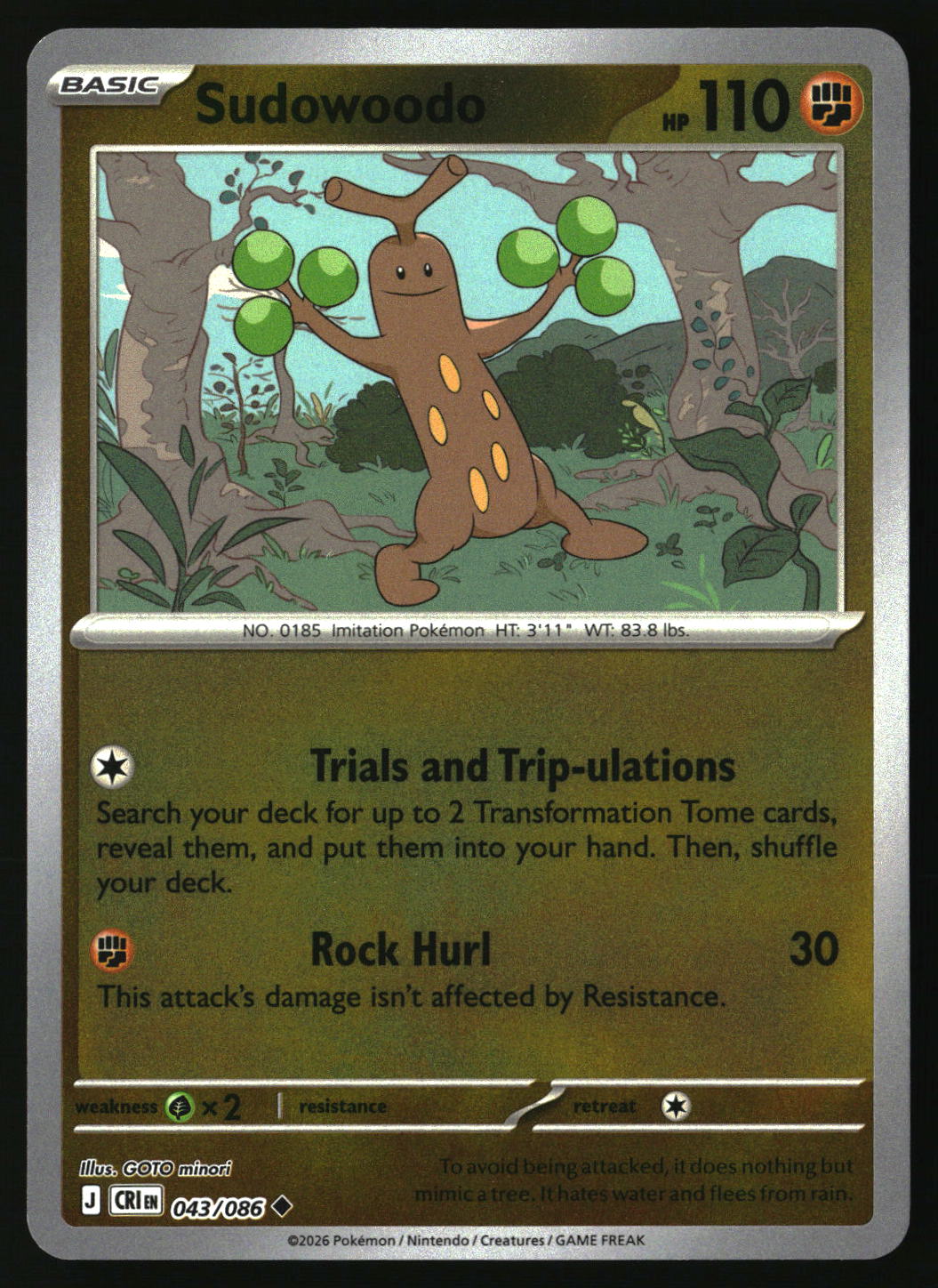 Sudowoodo