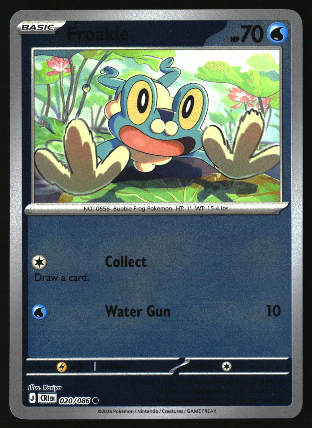 Froakie - 020/086