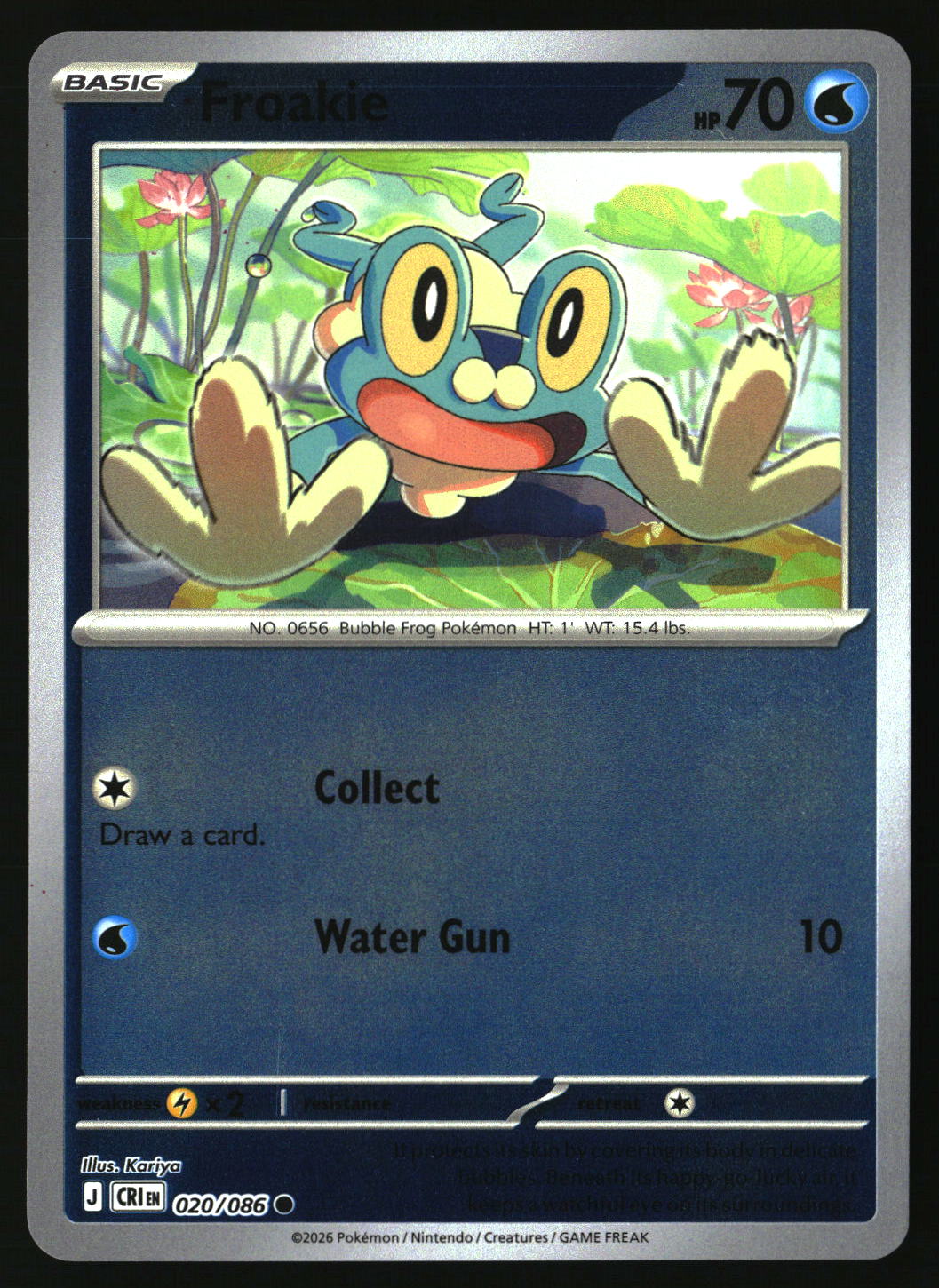 Froakie - 020/086