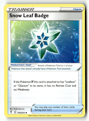 Snow Leaf Badge