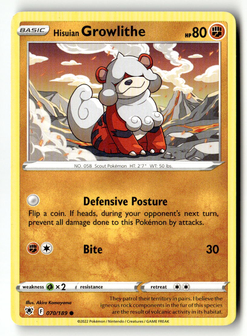 Hisuian Growlithe