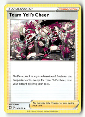 Team Yell's Cheer