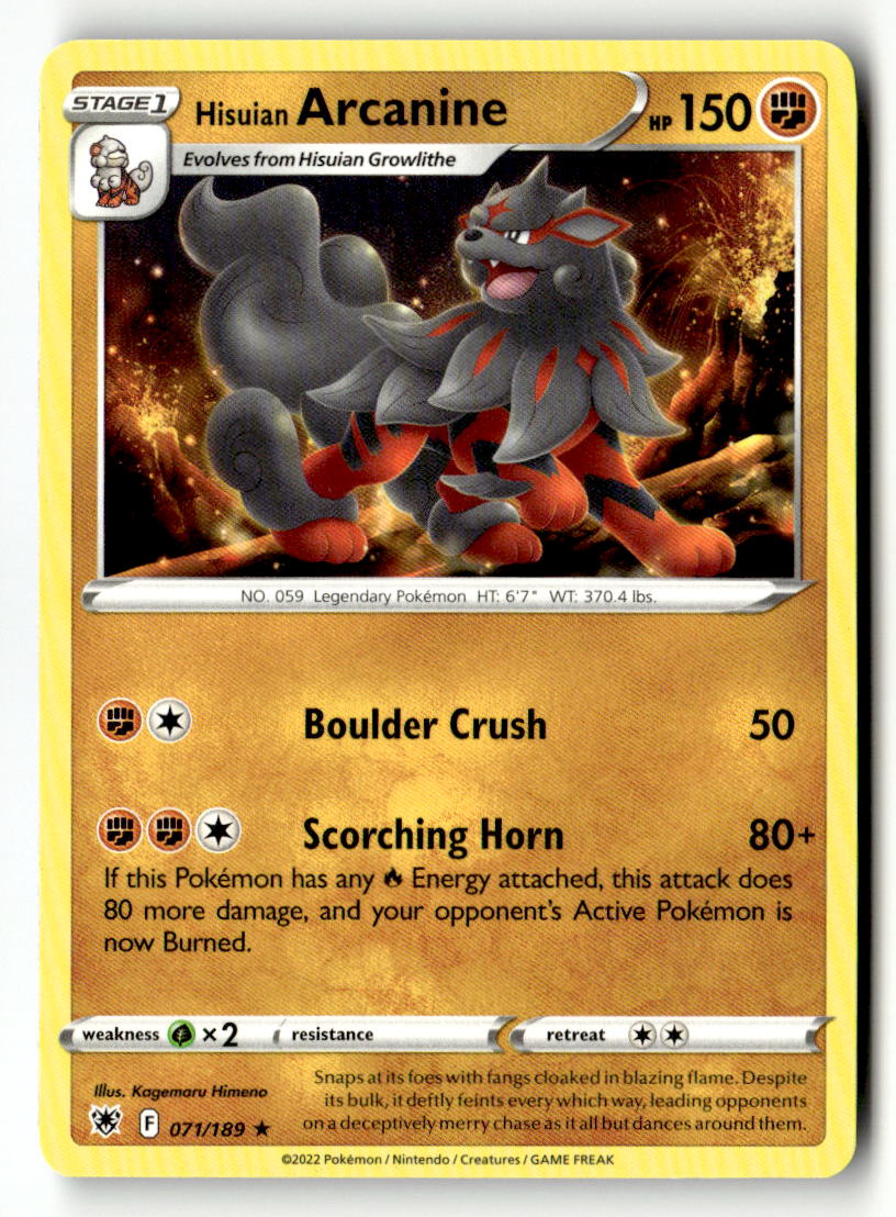 Hisuian Arcanine