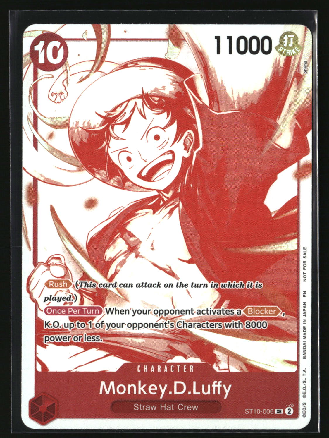 Monkey.D.Luffy - ST10-006 (3rd Anniversary Treasure Campaign Pack)