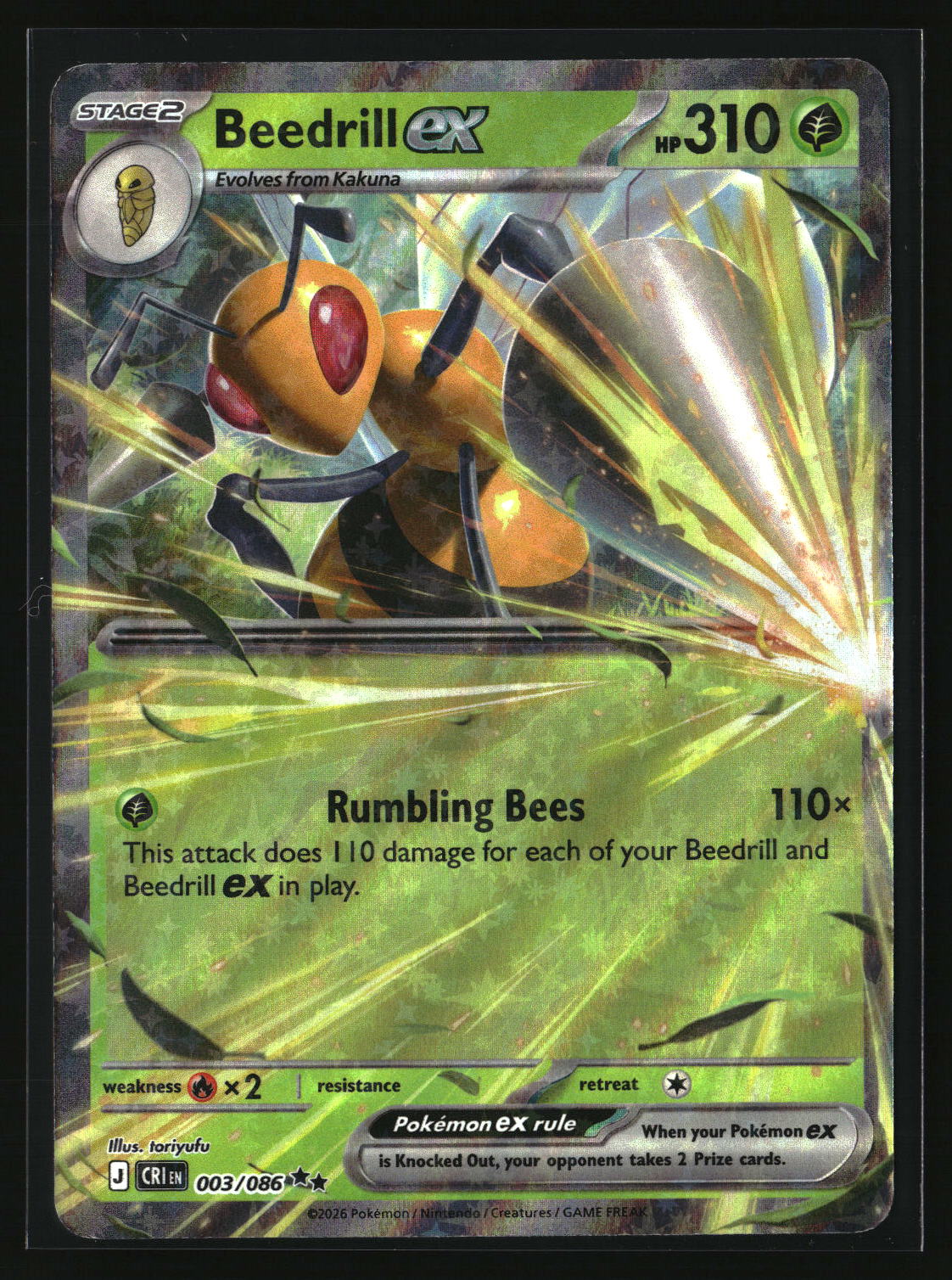 Beedrill ex - 003/086