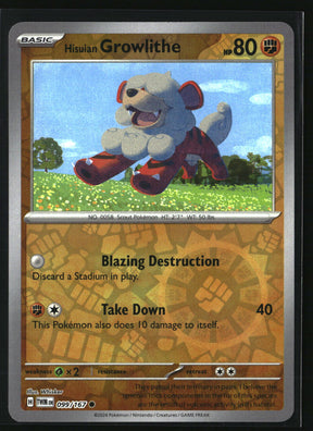 Hisuian Growlithe - 099/167