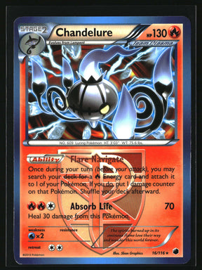 Chandelure - 16/116 (BW Plasma Freeze)