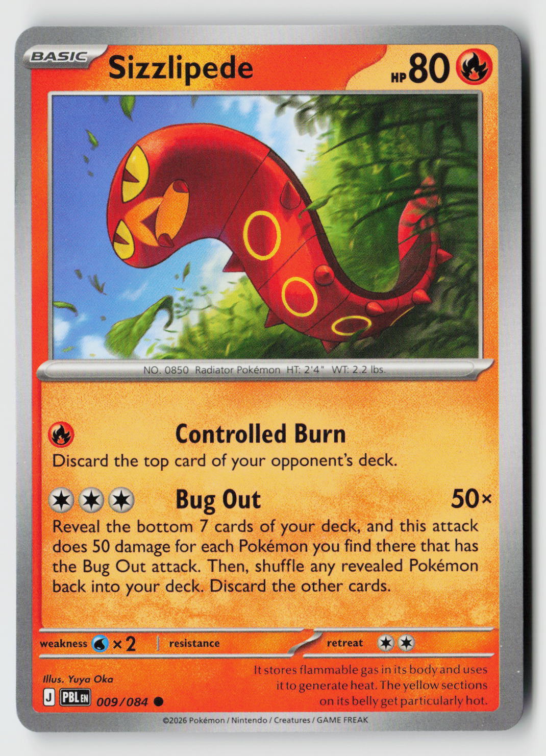 Sizzlipede
