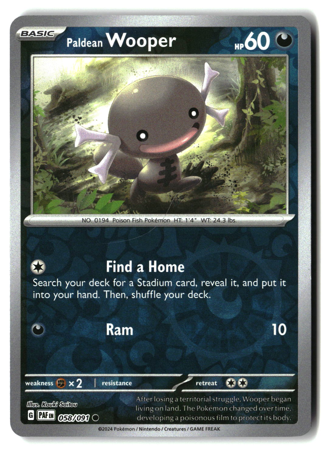 Paldean Wooper - 058/091