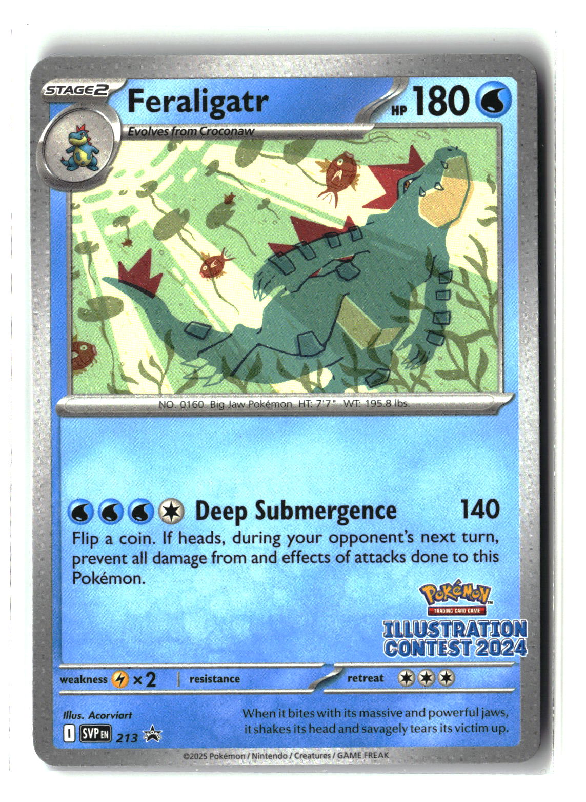 Feraligatr - 213 (Illustration Contest 2024)