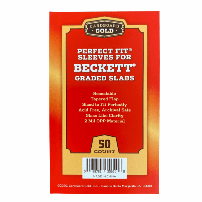 Perfect Fit Sleeves for Beckett Graded Cards/Slabs