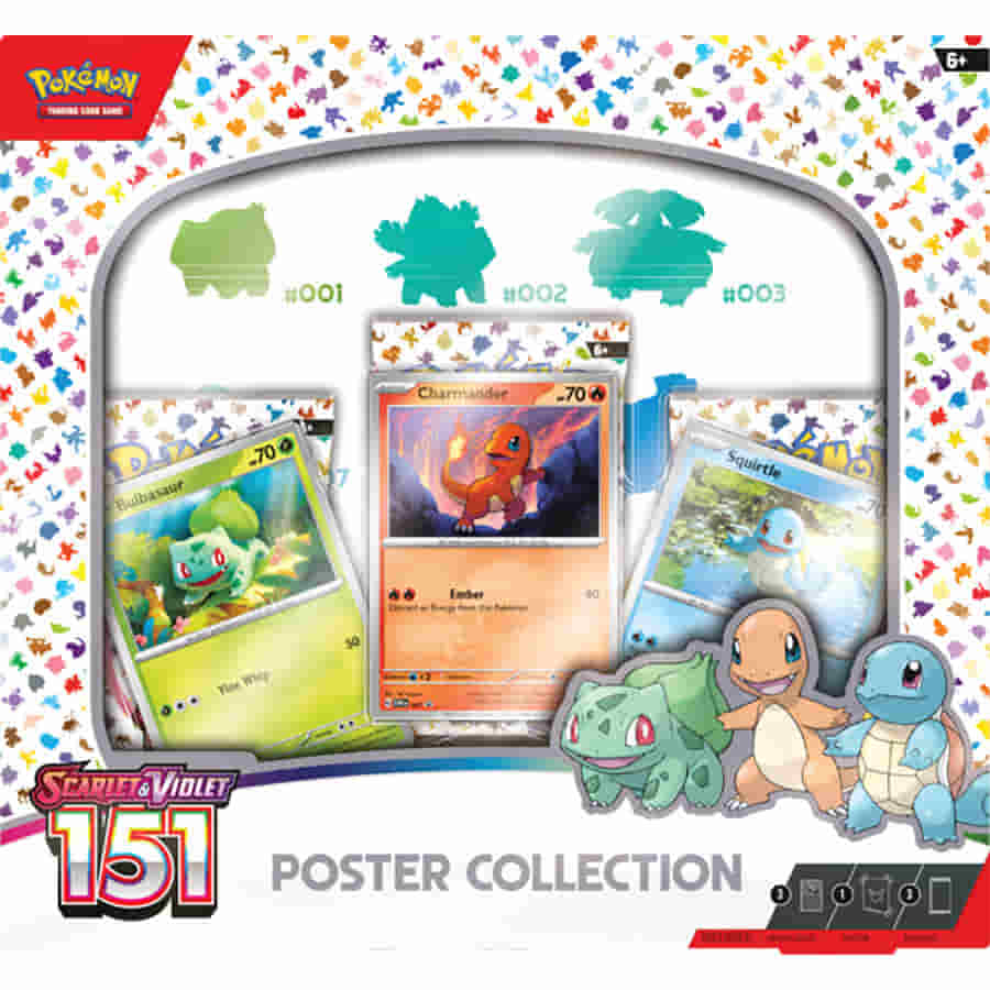 Pokemon TCG: Scarlet and Violet: 151 Poster Collection