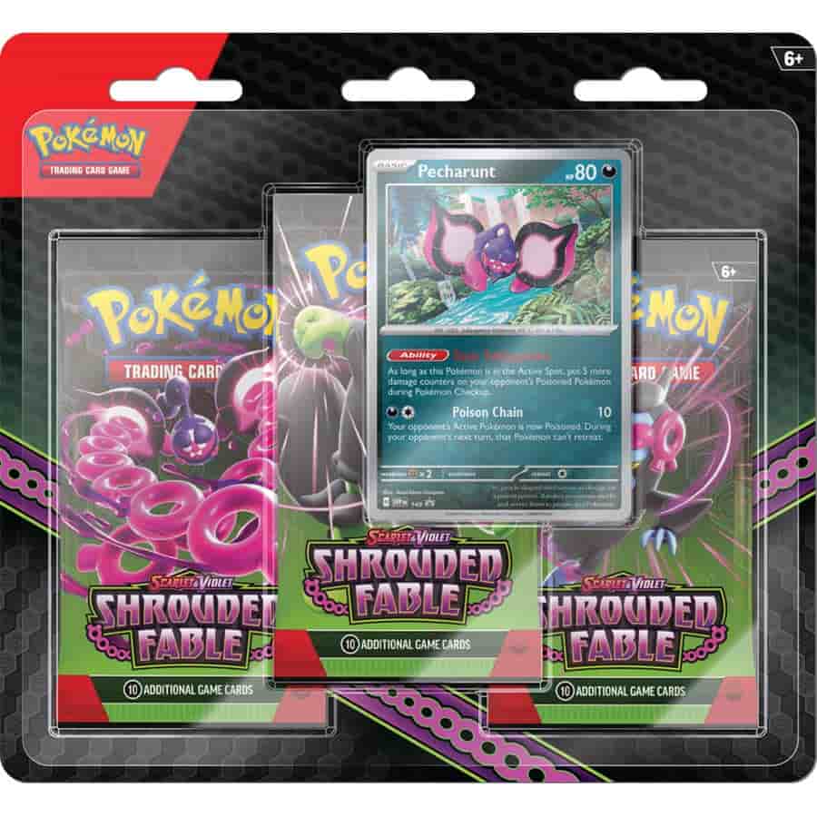 Pokemon TCG: Scarlet and Violet: Shrouded Fable Three-Booster Blister