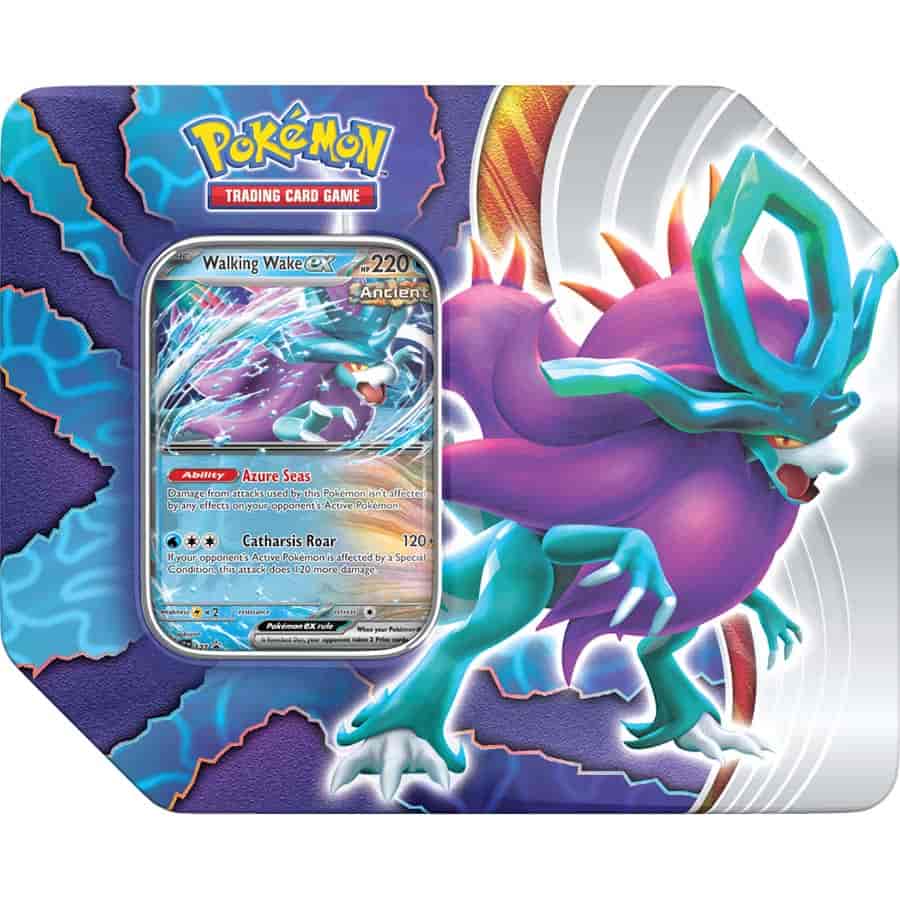 Pokemon TCG: Paradox Clash Tin (Walking Wake) or (Iron Leaves)