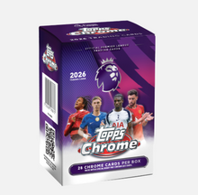 Load image into Gallery viewer, 2026 Topps Chrome Premier League Soccer Blaster Box
