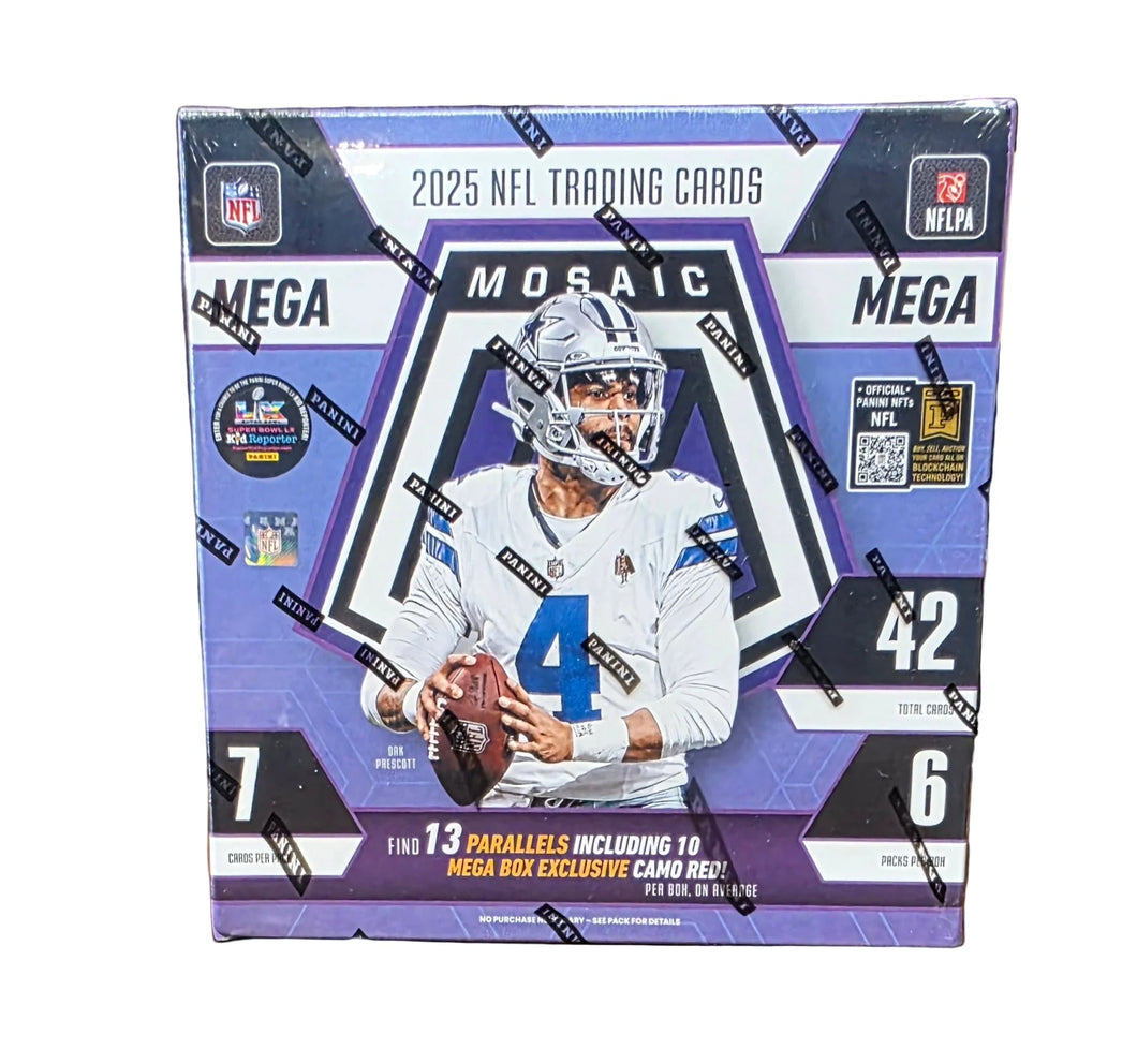 2025 Panini Mosaic Football Hobby Mega Box