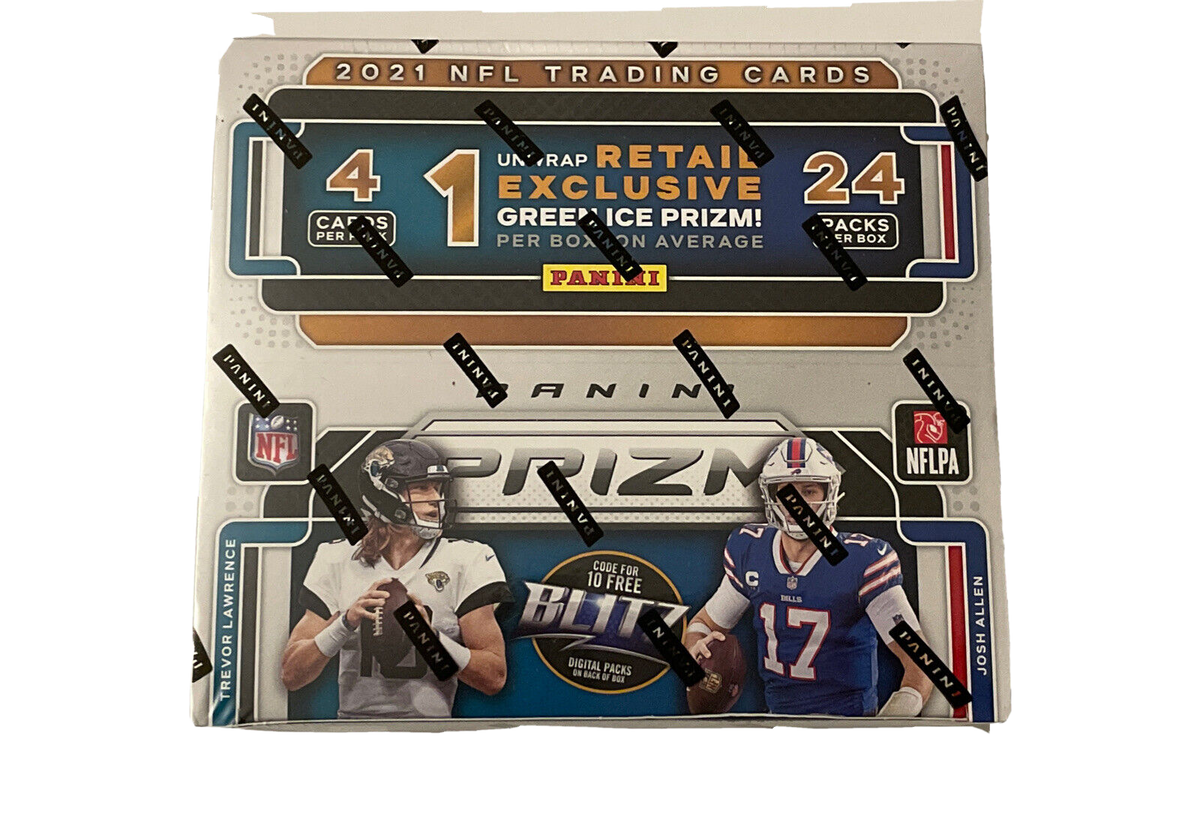 2021 Panini Prizm Football 24-Pack Retail Box (Black & White Prizms)