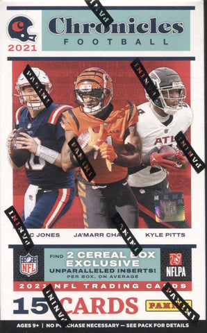 2021 Panini Chronicles Football Cereal Box