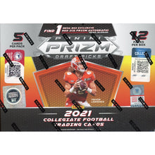 Load image into Gallery viewer, 2021 Panini Prizm Draft Picks Football Mega Box (Red Ice Prizms!)
