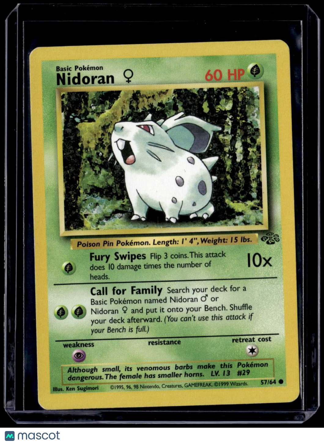 Nidoran 1999 Classic - Jungle #57
