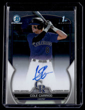 Load image into Gallery viewer, Cole Carrigg Bowman Draft Prospect Autographs #cda-cc
