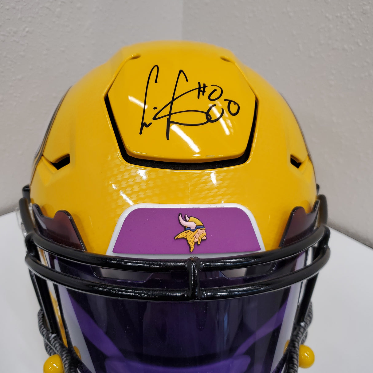 Cris Carter Autographed Vikings Hydro Speed Flex Authentic