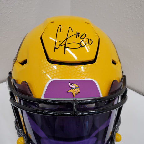 Cris Carter Autographed Vikings Hydro Speed Flex Authentic