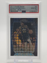 Load image into Gallery viewer, Donovan Mitchell 2017 Prizm Mosaic Blue 5 PSA 10 S3599
