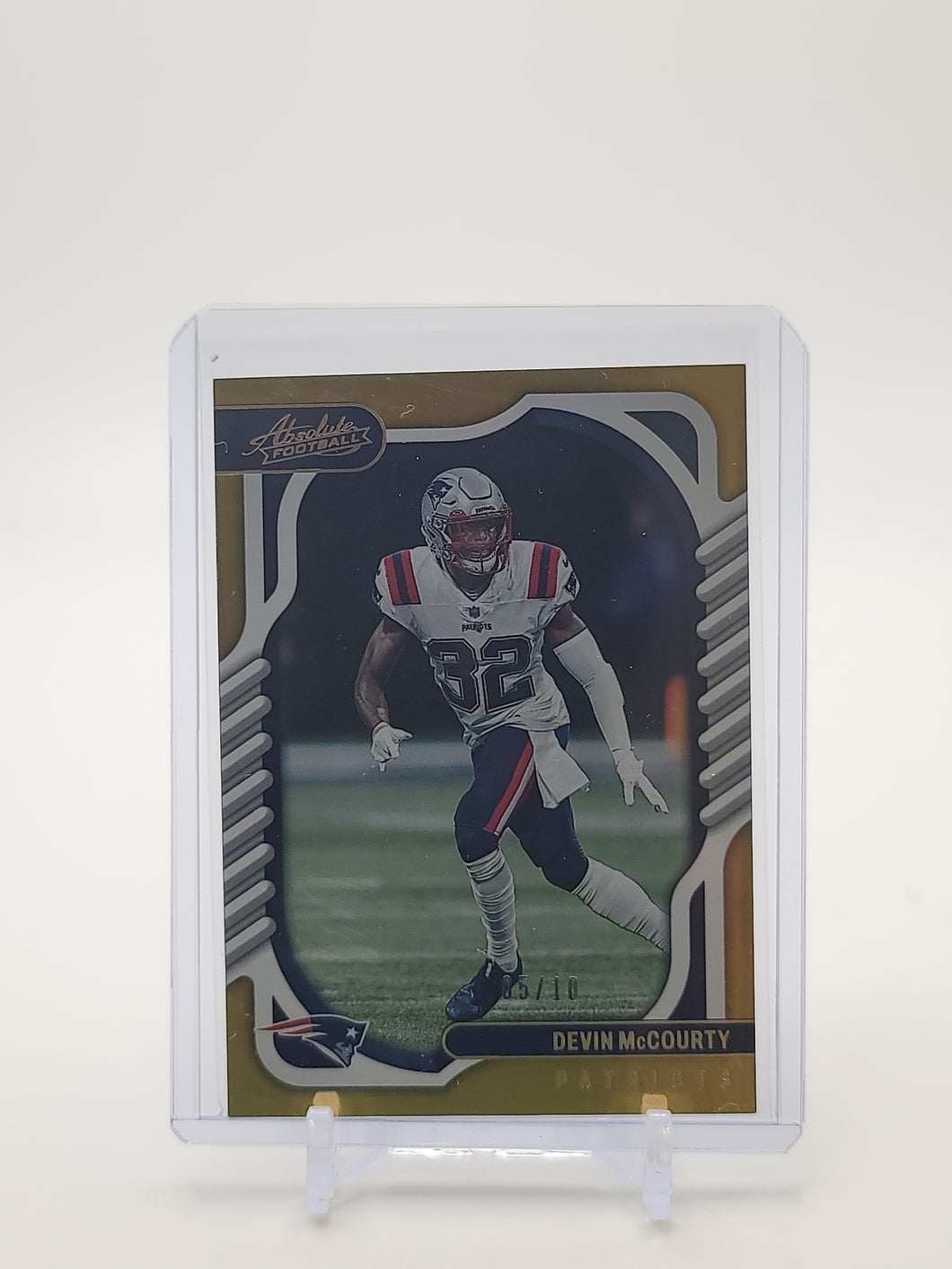 Devin McCourty 2022 Absolute Spectrum Gold 76 #05/10   S4062