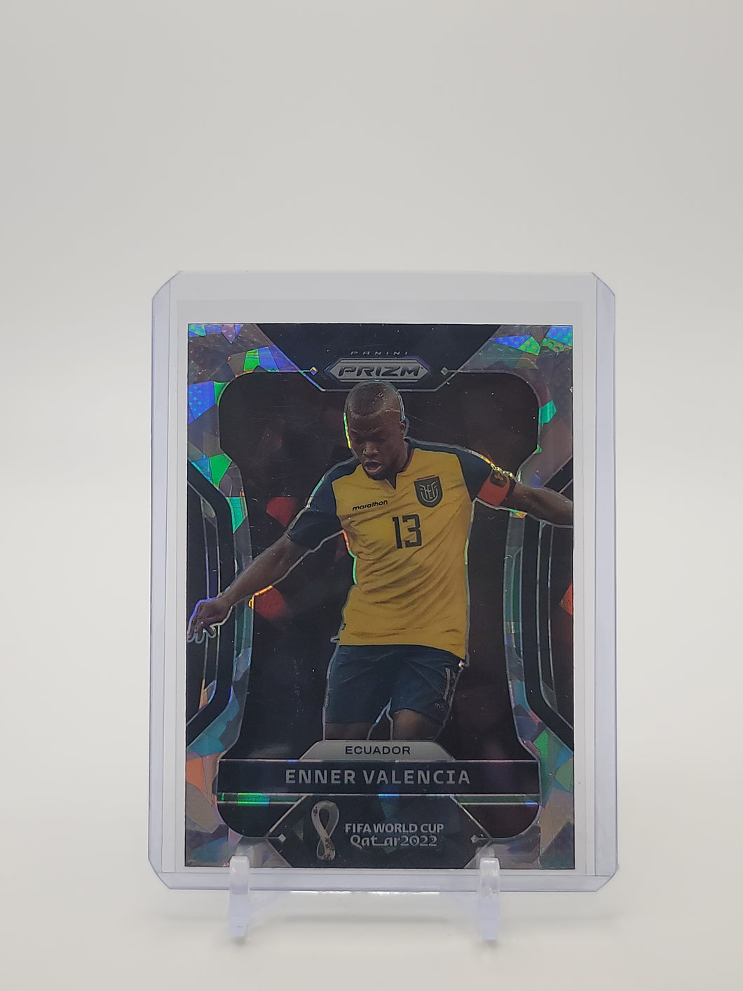 Enner Valencia 2022 Prizm World Cup Cracked Ice 77   S4074