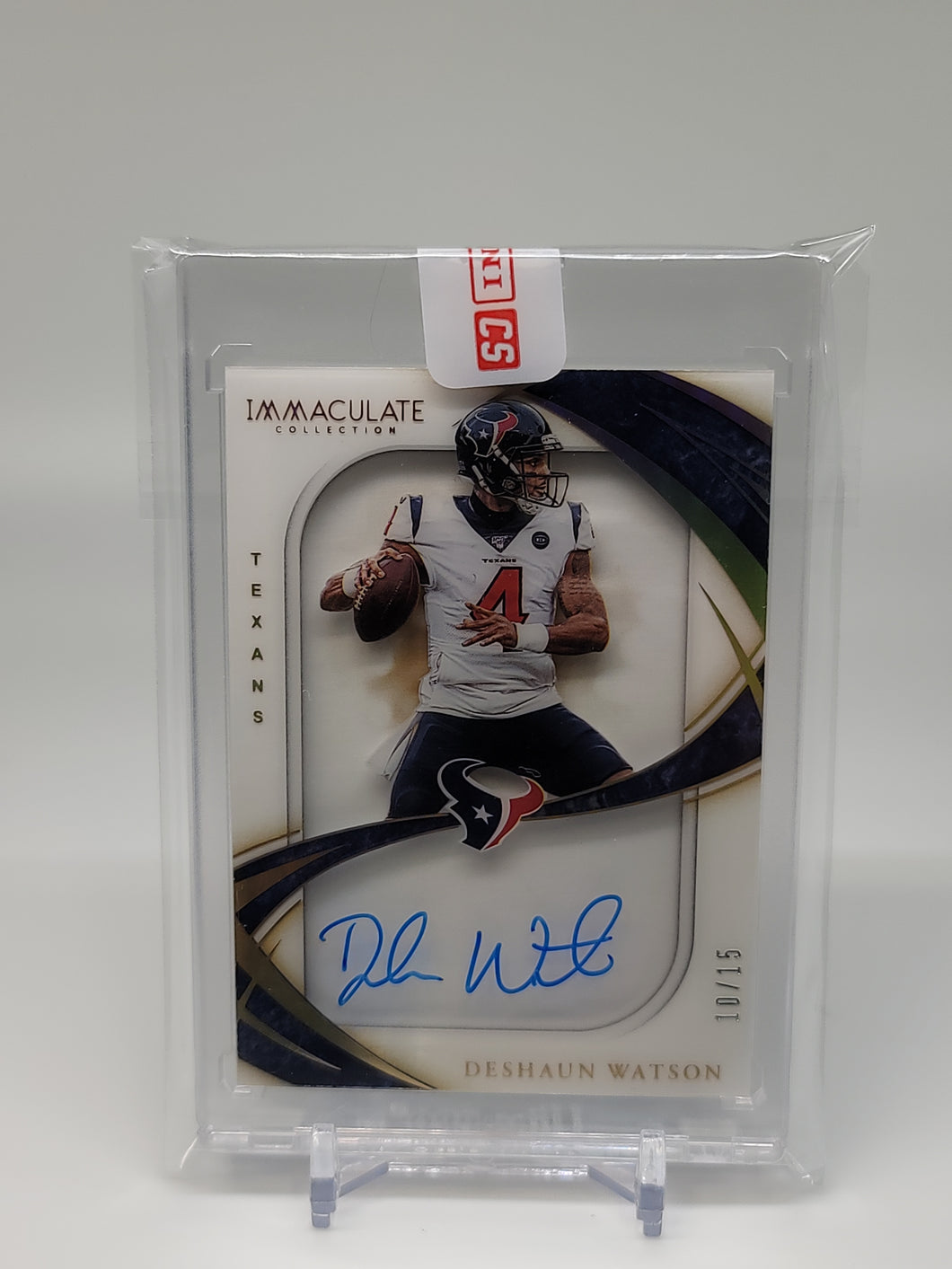 Deshaun Watson 2020 Immaculate Shadow Signatures SS-DW #10/15  S4182