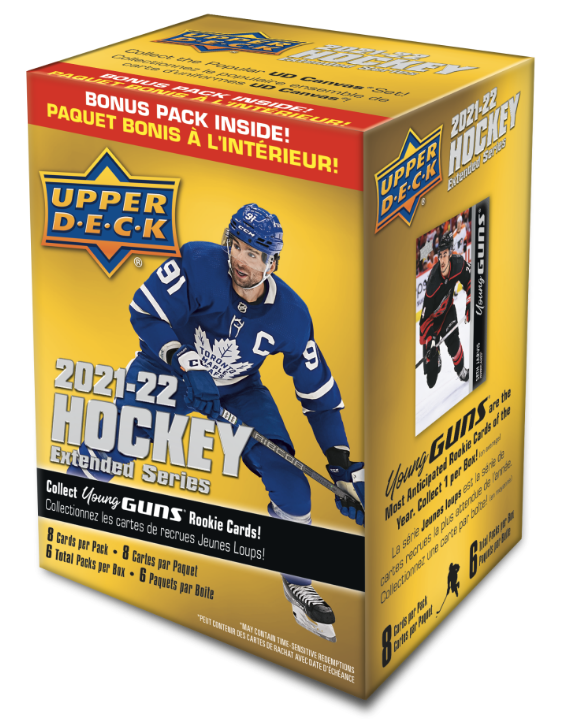 2021-22 Upper Deck Extended Series Hockey Blaster Box