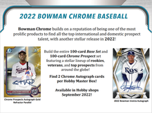 Load image into Gallery viewer, 2022 Bowman Chrome Baseball
