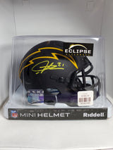 LaDanian Tomlinson Autographed Mini Helmet Chargers Eclipse