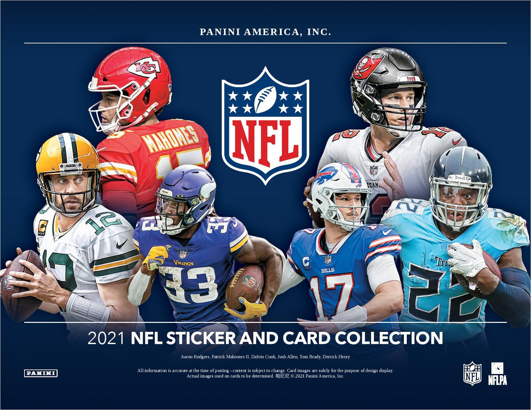 2021 NFL Sticker Packet