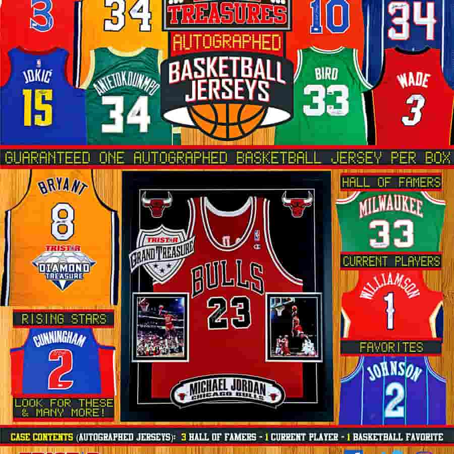 2022 Tristar Hidden Treasures Autographed Basketball Jerseys