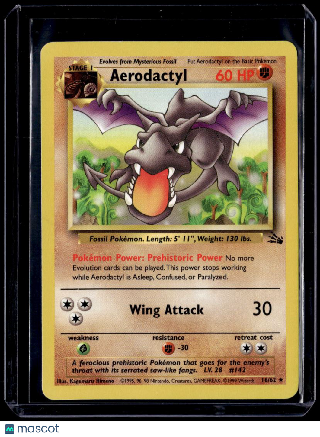 Aerodactyl 1999 Classic - Fossil #16