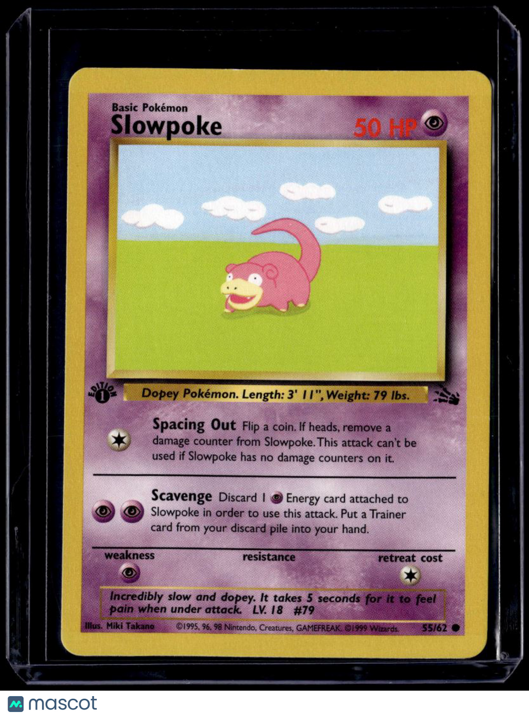 Slowpoke 1999 Classic - Fossil #55