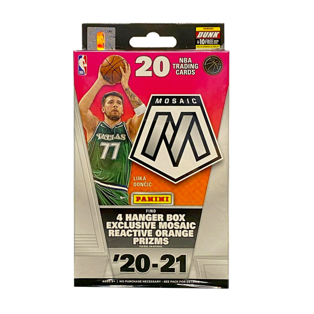 2020-21 Panini Mosaic Basketball Hanger Box (Reactive Orange Prizms!)