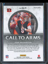 Load image into Gallery viewer, Joe burrow 2020 playoff call to arms silver #ca-17
