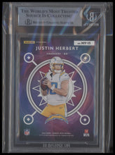 Load image into Gallery viewer, Justin Herbert 2020 Donruss Optic Mythical #13 BGS 9
