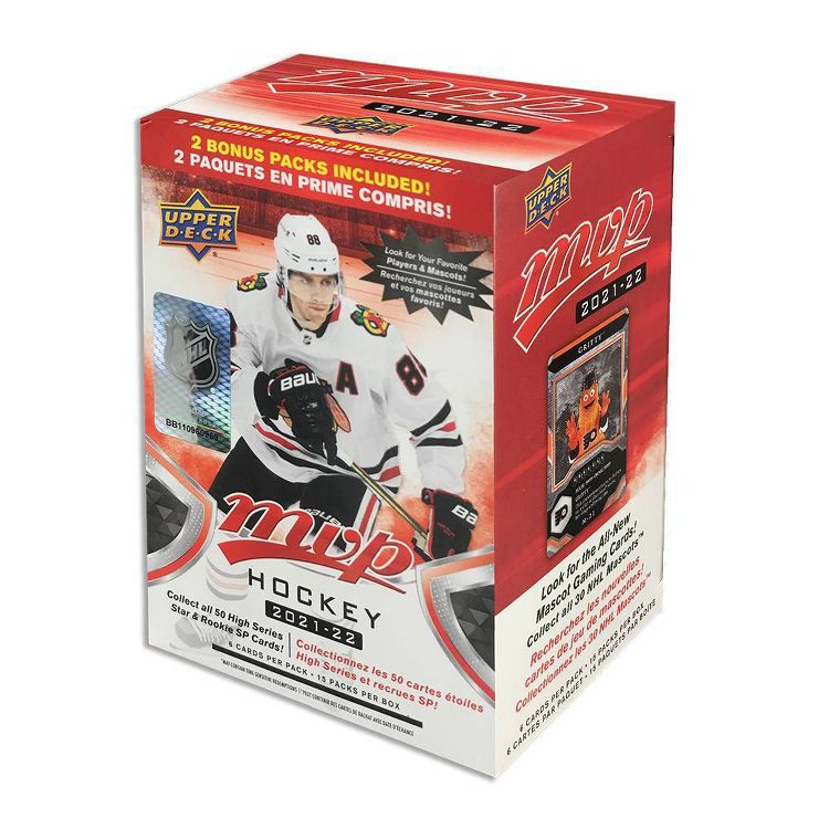 2021-22 Upper Deck MVP Hockey Trading Card Blaster Box